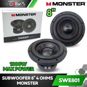 SUBWOOFER 8" MONSTER SWE801