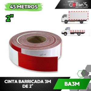 CINTA BARRICADA 3M DE 2" BA3M