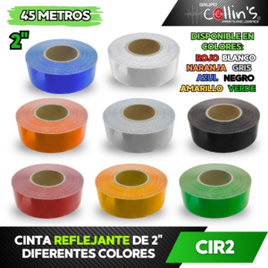 CINTA REFLEJANTE DE 2" CIR2