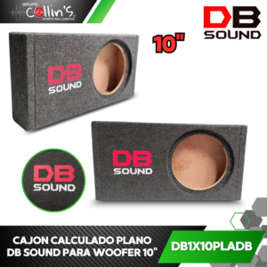 CAJON CALCULADO PLANO PARA WOOFER 10" DB1X10PLADB