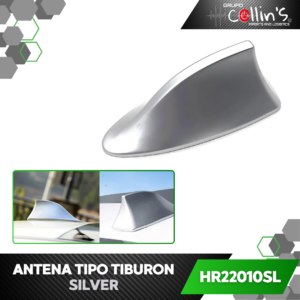 ANTENA TIPO TIBURON SILVER HR22010SL
