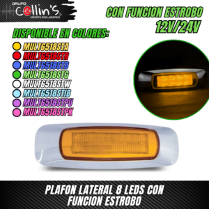 PLAFON LATERAL 8 LEDS MULT6518