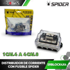 DISTRIBUIDOR DE CORRIENTE CON FUSIBLE SRBLOCK4X4