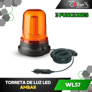 TORRETA DE LUZ LED AMBAR WL57