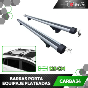 BARRAS PORTA EQUIPAJE PLATEADAS CARBA34