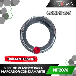 BISEL DE PLASTICO DIAMANTE ROJO PARA MARCADOR NF2076