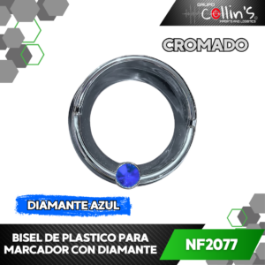 BISEL DE PLASTICO DIAMANTE AZUL PARA MARCADOR NF2077