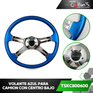VOLANTE AZUL PARA CAMION CON CENTRO BAJO TSKC800600