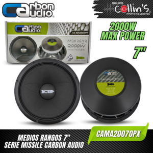 MEDIO RANGO 7" CARBON AUDIO CAMA20070PX