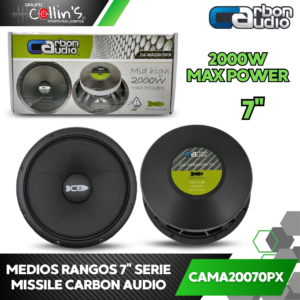 MEDIO RANGO 7" CARBON AUDIO CAMA20070PX