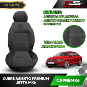 CUBRE ASIENTO PREMIUM JETTA MK6 CS RACING CAPREMK6