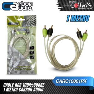 RCA 100% COBRE 1 METRO CARBON AUDIO CARC10001PX