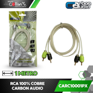 RCA 100% COBRE 1 METRO CARBON AUDIO CARC10001PX