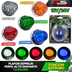 PLAFON ZEPPELIN TIPO DIAMANTE CS RACING CS9316