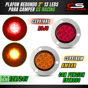 PLAFON REDONDO 2" CS RACING CS9918