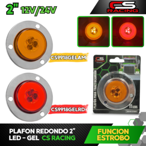PLAFON REDONDO 2" LED-GEL CS RACING CS9918GEL
