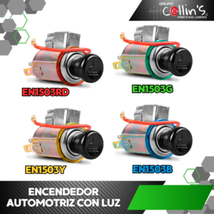 ENCENDEDOR AUTOMOTRIZ CON LUZ EN1503