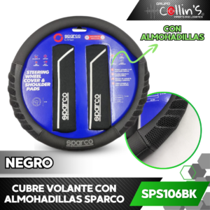 CUBRE VOLANTE CON ALMOHADILLAS SPARCO SPS106
