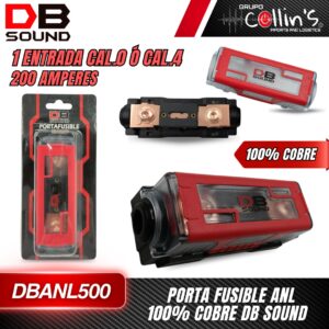 PORTA FUSIBLE ANL 100% COBRE DB SOUND DBANL500