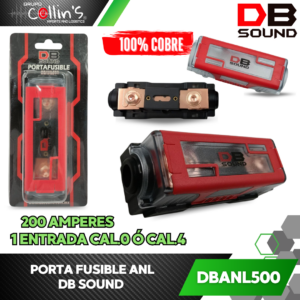PORTA FUSIBLE ANL 100% COBRE DBANL500