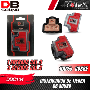 DISTRIBUIDOR DE TIERRA 100% COBRE DBC104