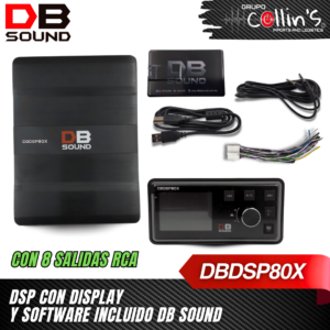 DSP CON DISPLAY Y SOFTWARE INCLUIDO DB SOUND DBDSP80X