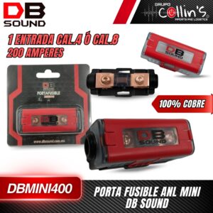 PORTA FUSIBLE ANL MINI 100% COBRE DBMINI400