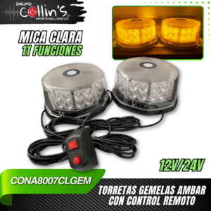 TORRETAS GEMELAS CON CONTROL REMOTO CONA8007CLGEM