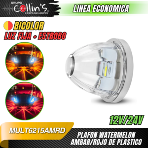PLAFON WATERMELON AMBAR/ROJO MULT6215AMRD