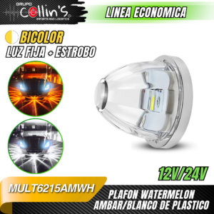 PLAFON WATERMELON AMBAR/BLANCO MULT6215AMWH