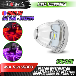 PLAFON WATERMELON ROJO/MORADO MULT6215RDPU