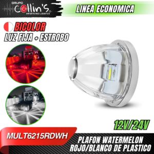 PLAFON WATERMELON ROJO/BLANCO MULT6215RDWH