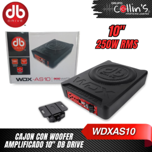 CAJON CON WOOFER AMPLIFICADO 10" WDXAS10