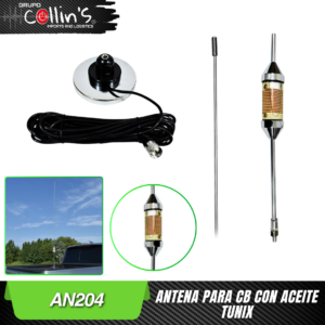 ANTENA PARA CB CON ACEITE TUNIX AN204