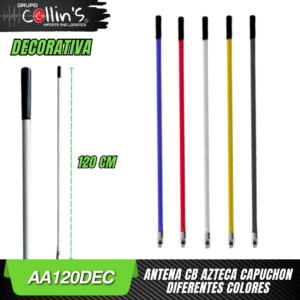 ANTENA CB AZTECA CAPUCHON DECORATIVA AA120DEC