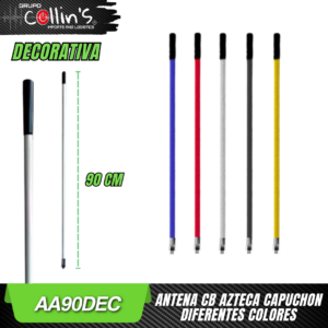 ANTENA CB AZTECA CAPUCHON DECORATIVA AA90DEC