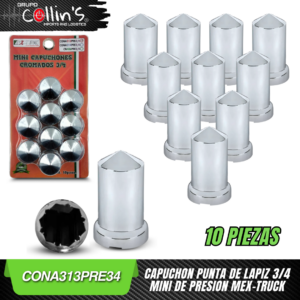 CAPUCHON PUNTA DE LAPIZ 3/4MINI DE PRESION MEX-TRUCK CONA313PRE34