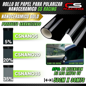 ROLLO DE PAPEL PARA POLARIZAR NANOCERAMICO GOLD CSNANO