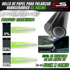 ROLLO DE PAPEL PARA POLARIZAR NANOCERAMICO DIAMOND CSNANOPRO