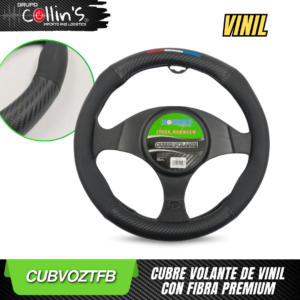 CUBRE VOLANTE DE VINIL CON FIBRA CUBVOZTFB