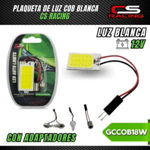 PLAQUETA DE LUZ COB GCCOB18W