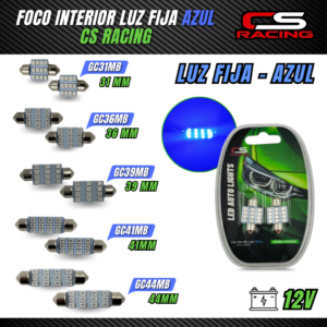 FOCO INTERIOR AZUL GC44MB