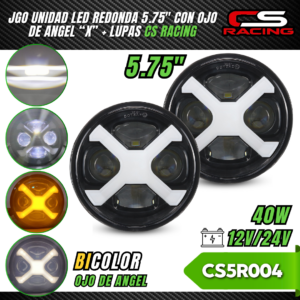 JUEGO UNIDAD REDONDA 5.75" CS RACING CS5R004