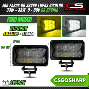 JGO FARO MOSCU BICOLOR 33W 9-80V CSGOSHARP