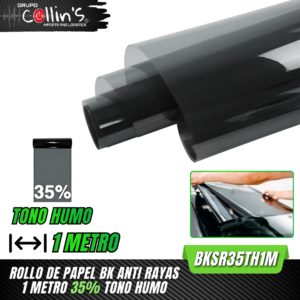 ROLLO DE PAPEL BK ANTI RAYAS BKSR35H1M