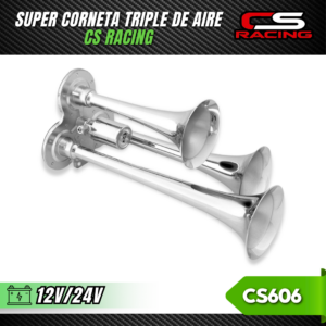 CORNETA TRIPLE DE AIRE CS RACING CS606