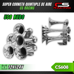 CORNETA QUINTUPLE DE AIRE CS RACING CS608