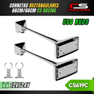 CORNETAS RECTANGULARES CS RACING CS619C