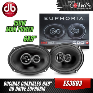 BOCINAS COAXIALES 6X9" DB DRIVE EUPHORIA ES3693