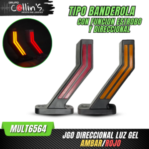 JGO DIRECCIONALES AMBAR/ROJO MULT6564